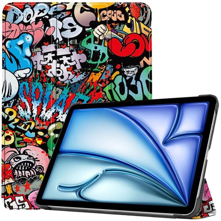 Чехол UniCase Life Style для Apple iPad Air 13 M3/M2 (2025/2024) - Graffiti: фото 1 из 8