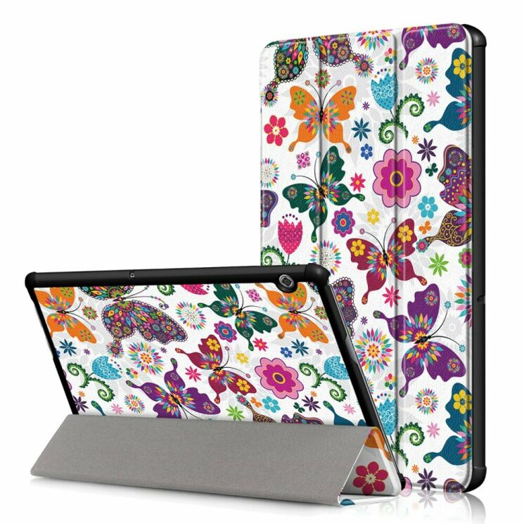 Чехол UniCase Life Style для Huawei MediaPad T5 10 - Flower and Butterfly: фото 1 из 9
