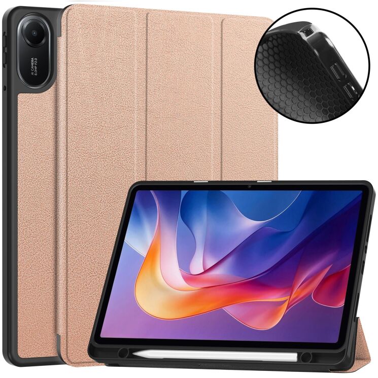 Чохол UniCase Soft UltraSlim для Xiaomi Redmi Pad 2 - Rose Gold: фото 4 з 12