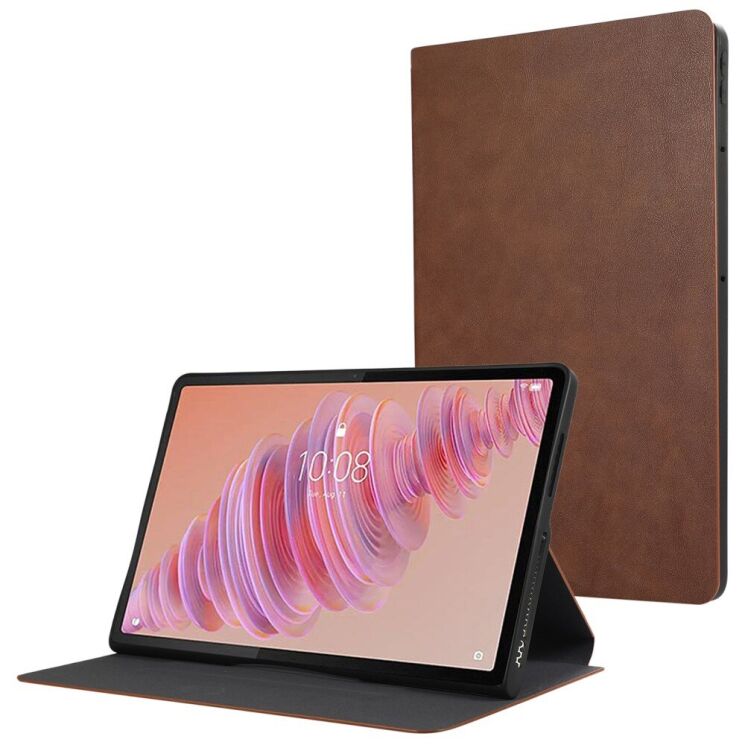Чехол UniCase Stand Cover для Lenovo Tab Plus - Brown: фото 1 из 6