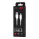 Кабель 2E Glow USB to Type-C (3A, 1m) - White (896109W). Фото 4 з 4