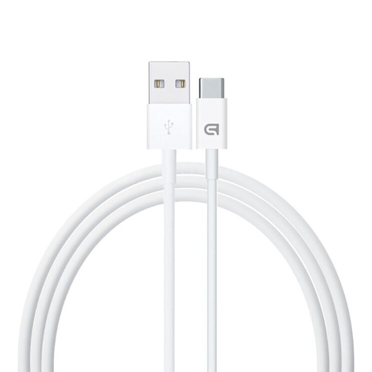 Кабель ArmorStandart AMD718B Type-C to USB (3A, 1m) - White: фото 1 з 5