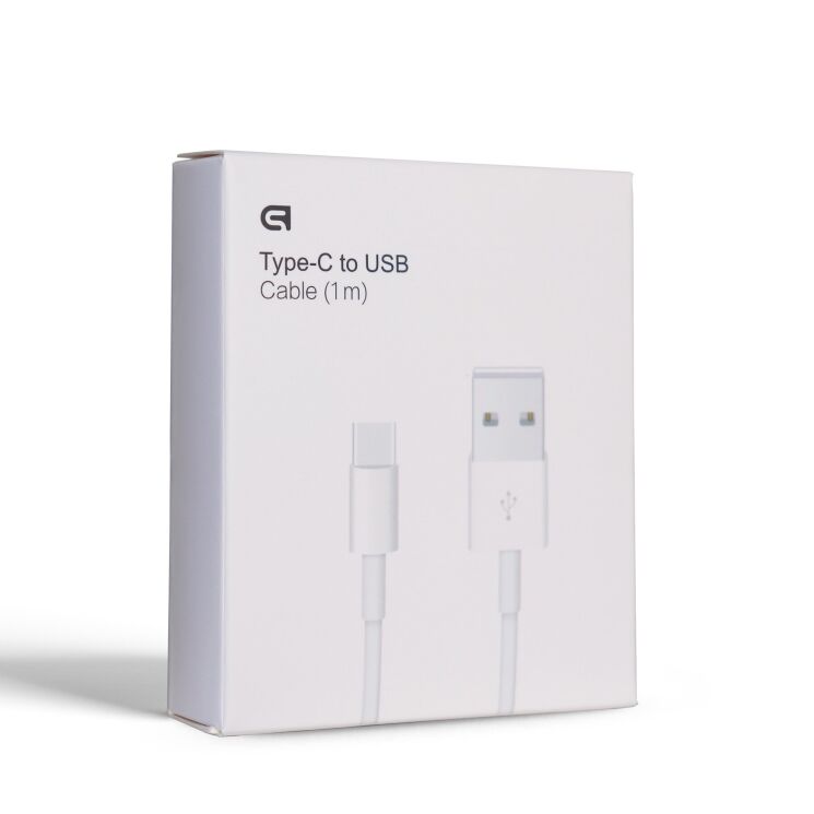 Кабель ArmorStandart AMD718B Type-C to USB (3A, 1m) - White: фото 2 з 5