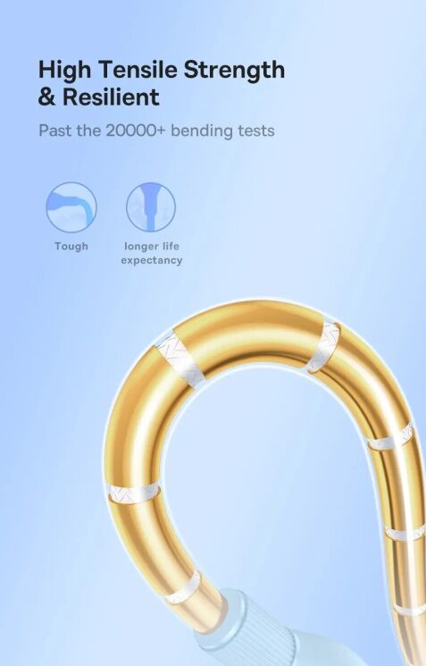 Кабель Baseus Pudding Series Type-C to Lightning (20W, 2m) P10355701221-01 - White: фото 16 з 27