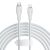 Кабель Baseus Pudding Series Type-C to Lightning (20W, 2m) P10355701221-01 - White: фото 1 з 27