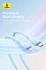 Кабель Baseus Pudding Series Type-C to Lightning (20W, 2m) P10355701221-01 - White (896188W). Фото 8 з 27