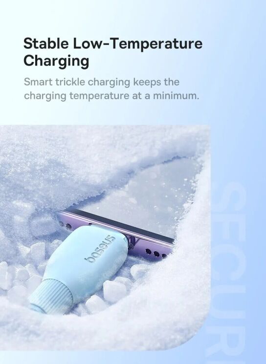 Кабель Baseus Pudding Series Type-C to Lightning (20W, 2m) P10355701221-01 - White: фото 12 з 27