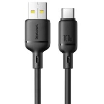 Кабель Baseus Silky Series USB to Type-C (100W, 1m) P10377703 - Cluster Black: фото 1 из 19