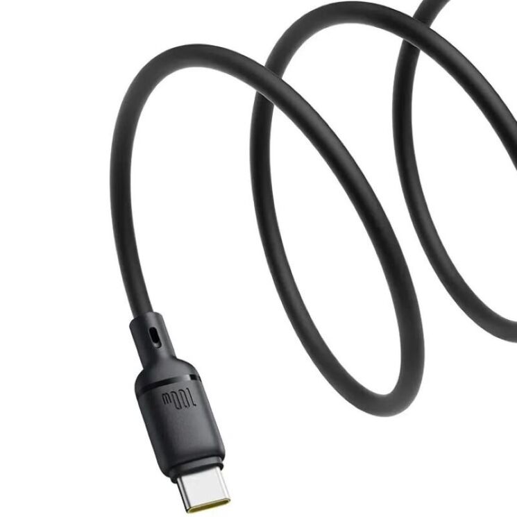 Кабель Baseus Silky Series USB to Type-C (100W, 1m) P10377703 - Cluster Black: фото 4 из 19