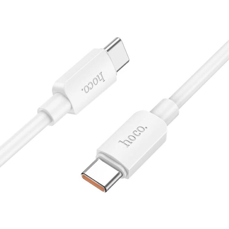 Кабель Hoco X96 100W Type-C to Type-C (1m) - White: фото 2 з 6