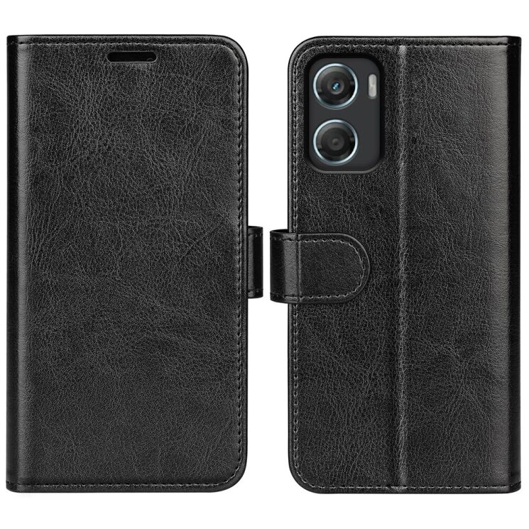 Класичний чохол-книжка Deexe Wallet Style для Motorola Moto G06 - Black: фото 1 з 7