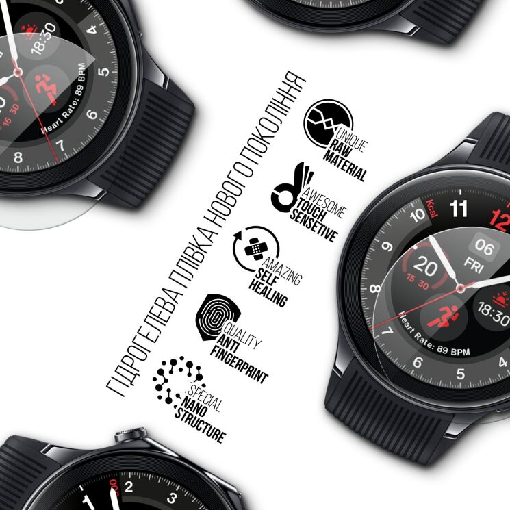 Комплект плівок (6шт) ArmorStandart Watch Film для OnePlus Watch 2: фото 2 з 4