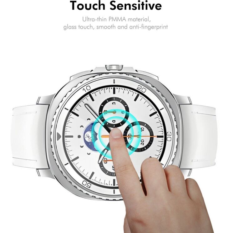 Комплект захисних плівок ENKAY Protector Film для Samsung Galaxy Watch 8 Classic - Black: фото 4 з 7