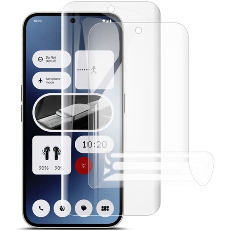 Комплект защитных пленок IMAK Full Coverage Hydrogel Film для Nothing Phone (2a) / Phone (2a) Plus: фото 1 из 6