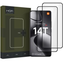 Комплект защитных стекол (2шт) HOFI Glass Pro+ (FP) для Xiaomi 14T / 14T Pro - Black: фото 1 из 4