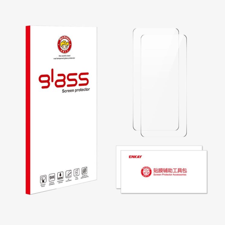 Комплект защитных стекол HAT PRINCE 0.26mm Set для Xiaomi Redmi Note 14 4G - Transparent: фото 6 из 6