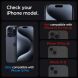 Комплект защитного стекла Spigen (SGP) GLAS.tR EZ Fit Black для Apple iPhone 15 Pro - Black (339569B). Фото 8 из 14