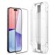 Комплект защитного стекла Spigen (SGP) GLAS.tR EZ Fit Black для Apple iPhone 15 Pro - Black (339569B). Фото 4 из 14
