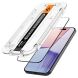 Комплект защитного стекла Spigen (SGP) GLAS.tR EZ Fit Black для Apple iPhone 15 Pro - Black (339569B). Фото 3 из 14
