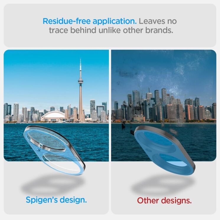 Комплект защитных стекол Spigen (SGP) Optik Lens Protector для Apple iPhone 16 / 16 Plus: фото 5 из 7