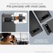 Комплект защитных стекол Spigen (SGP) Optik Lens Protector для Google Pixel 7a - Black (322036B). Фото 16 из 17