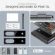 Комплект защитных стекол Spigen (SGP) Optik Lens Protector для Google Pixel 7a - Black (322036B). Фото 17 из 17
