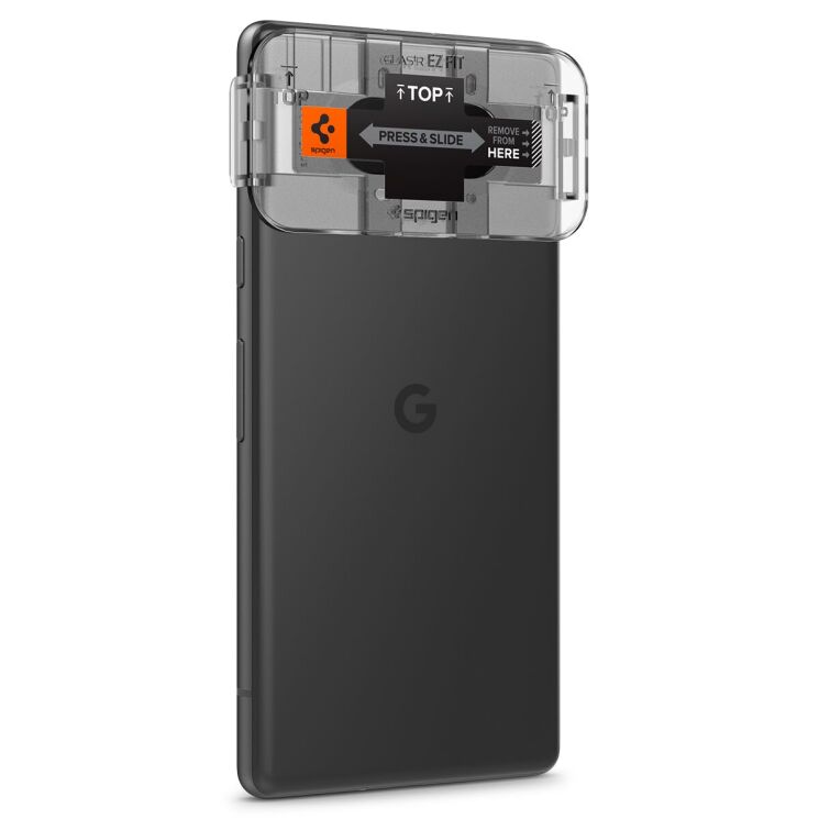 Комплект защитных стекол Spigen (SGP) Optik Lens Protector для Google Pixel 7a - Black: фото 2 из 17