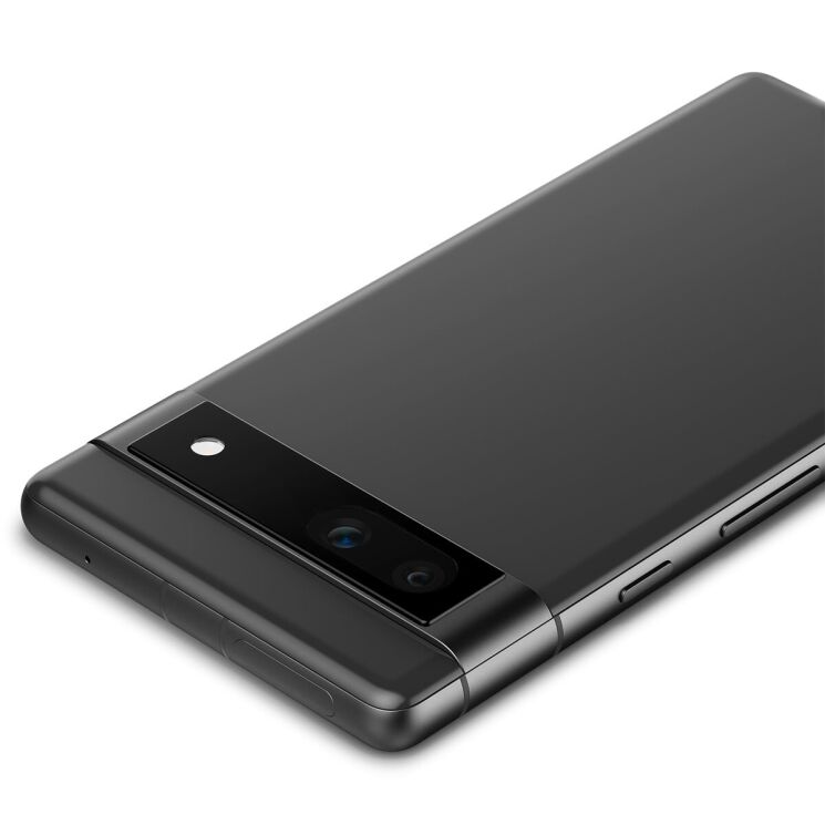 Комплект защитных стекол Spigen (SGP) Optik Lens Protector для Google Pixel 7a - Black: фото 8 из 17