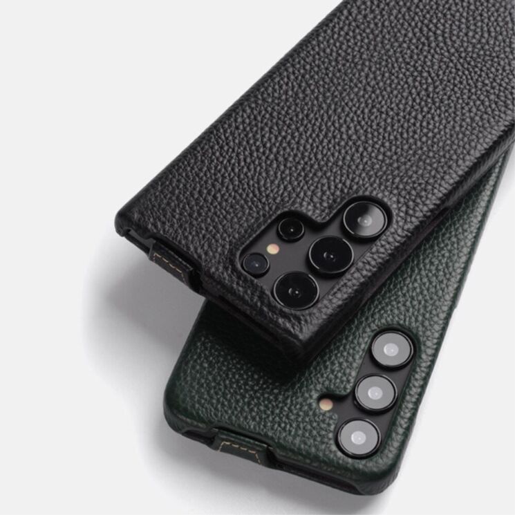 Кожаный чехол MELKCO Jacka Type для Samsung Galaxy S24 Ultra (S928) - Black: фото 3 из 7