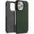 Кожаный чехол MELKCO Leather Case для Apple iPhone 16 Pro Max - Dark Green: фото 1 из 5