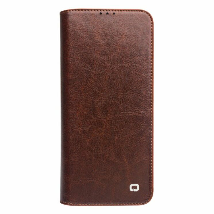 Кожаный чехол QIALINO Classic Case для Xiaomi Mi 10 Pro - Brown: фото 3 из 14