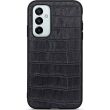 Кожаный чехол UniCase Croco Skin для Samsung Galaxy M23 (M236) - Black (297625B)
