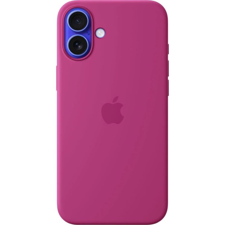 Оригинальный чехол Silicone Case with MagSafe для iPhone 16 Plus (MYYE3) - Fuchsia: фото 4 из 6
