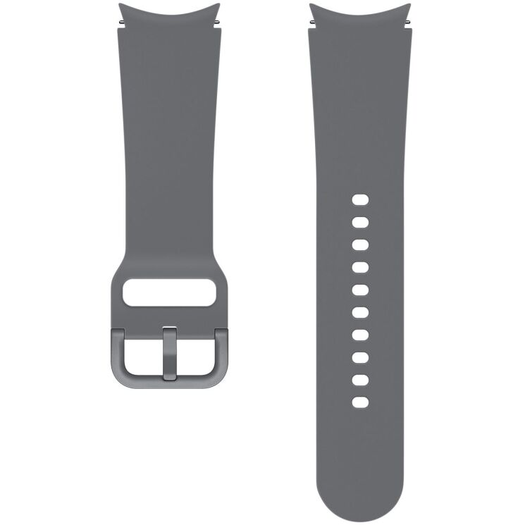 Оригінальний ремінець Sport Band (Size S/M) для Samsung Galaxy Watch 4 / 4 Classic / 5 / 5 Pro / 6 / 6 Classic / 7 / FE (ET-SFR86SJEGWW) - Gray: фото 1 з 3