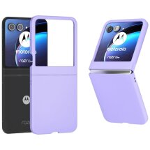 Пластиковый чехол Deexe Hard Shell (FF) для Motorola Razr 50 - Purple: фото 1 из 7
