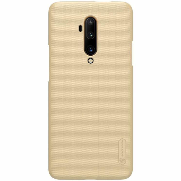 Пластиковий чохол NILLKIN Frosted Shield для OnePlus 7T Pro - Gold: фото 2 з 20