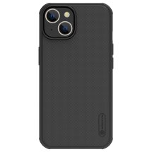 Пластиковый чехол NILLKIN Frosted Shield Pro для Apple iPhone 14 - Black: фото 1 из 11