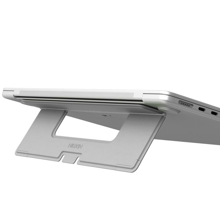Подставка для ноутбука NILLKIN DualWing Adhesive Laptop Stand - Grey: фото 3 из 17