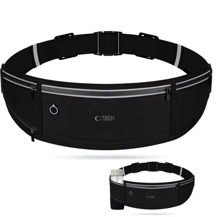 Поясная сумка Tech-Protect M3 Universal Waist Bag (5906302375653) - Black: фото 2 из 8