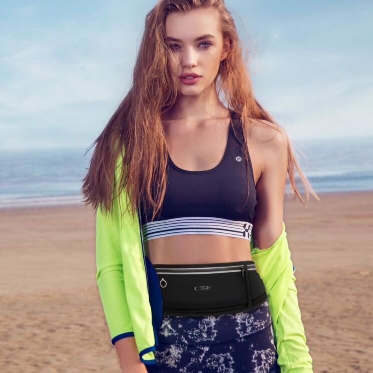 Поясная сумка Tech-Protect M3 Universal Waist Bag (5906302375653) - Black: фото 6 из 8