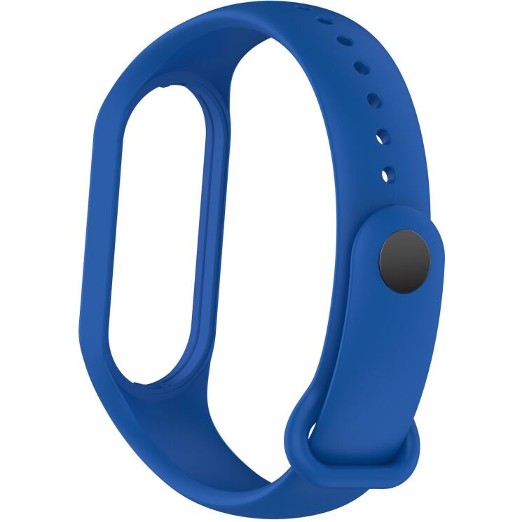 Ремешок ArmorStandart Silicone Strap для Xiaomi Mi Band 5 / Mi Band 6 / Mi Band 7 - Royal Blue: фото 2 из 5