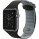 Ремінець Belkin Silicon Classic для Apple Watch 42 (Series 10) / 41 / 40 / SE 40 / 38 - Black / Grey (345122BH). Фото 1 з 2