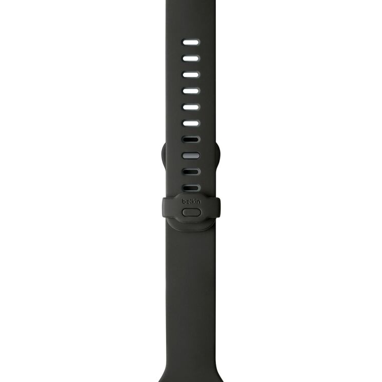 Ремінець Belkin Silicon Classic для Apple Watch 42 (Series 10) / 41 / 40 / SE 40 / 38 - Black / Grey: фото 2 з 2
