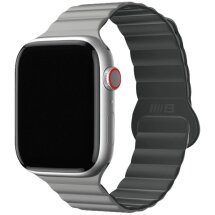Ремешок Blueo Magnetic Silicone для Apple Watch 46 / 45 / 44 / SE 44 / 42 (Series 1-3) / Ultra / Ultra 2 - Grey: фото 1 из 6