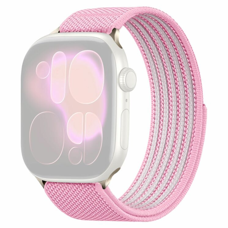 Ремінець Deexe Active Band для Apple Watch 45 / 44 / SE 44 / 42 (Series 1-3) / Ultra (Gen 1-4) - Pink: фото 1 з 5