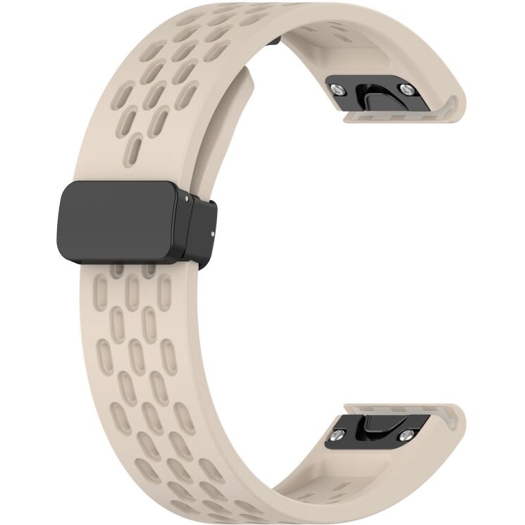 Ремінець Deexe Astra Strap для годинників Garmin з шириною кріплення QuickFit 20mm - Starlight: фото 2 з 9