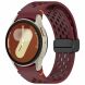Ремешок Deexe Astra Strap для Samsung Galaxy Watch 4 / 4 Classic / 5 / 5 Pro / 6 / 6 Classic / 7 / FE - Wine Red (358122WR). Фото 2 из 7