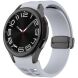 Ремінець Deexe Aurora Strap для Samsung Galaxy Watch 4 / 4 Classic / 5 / 5 Pro / 6 / 6 Classic / 7 / FE - Light Grey (358120LH). Фото 2 з 8