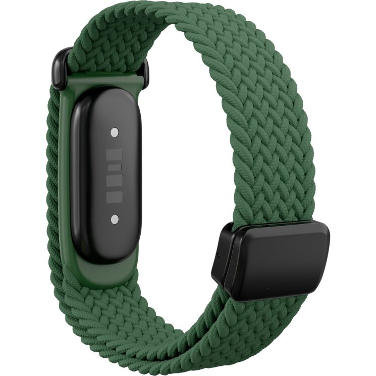 Ремешок Deexe Braided Loop для Google Fitbit Air - Olive Green: фото 3 из 3
