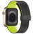 Ремешок Deexe Color Soft Line для Apple Watch 42 (Series 10) / 41 / 40 / SE 40 / 38 - Black / Green: фото 1 из 7